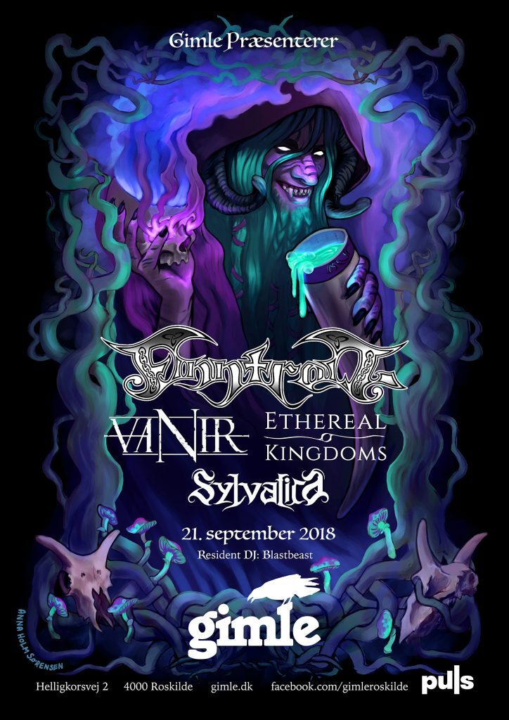 Finntroll Denmark 2018 Ethereal Kingdoms Vanir Sylvatica Gimle. Anna Holm Sørensen