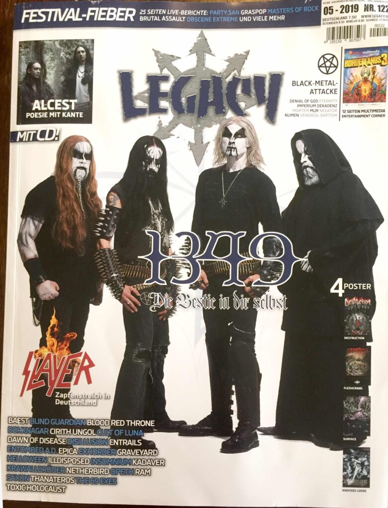 Legacy no 122 front page with review of Ethereal Kingdoms Hollow Mirror