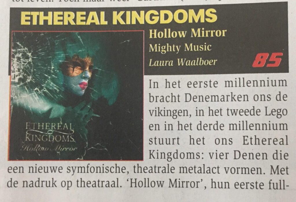 Ethereal Kingdoms hollow mirror review aardschok magazine 2019 mighty music