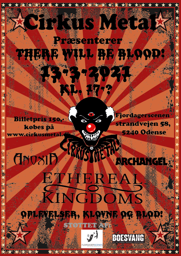 CANCELLED – Cirkus Metal – There Will Be Blood